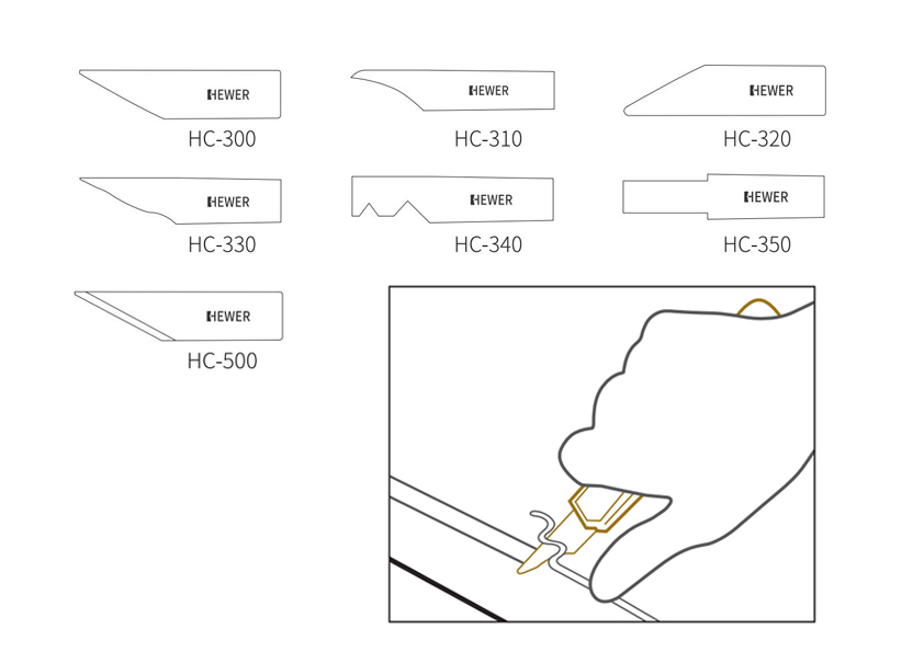 HEWER MultiCERA 安全陶瓷修邊刀